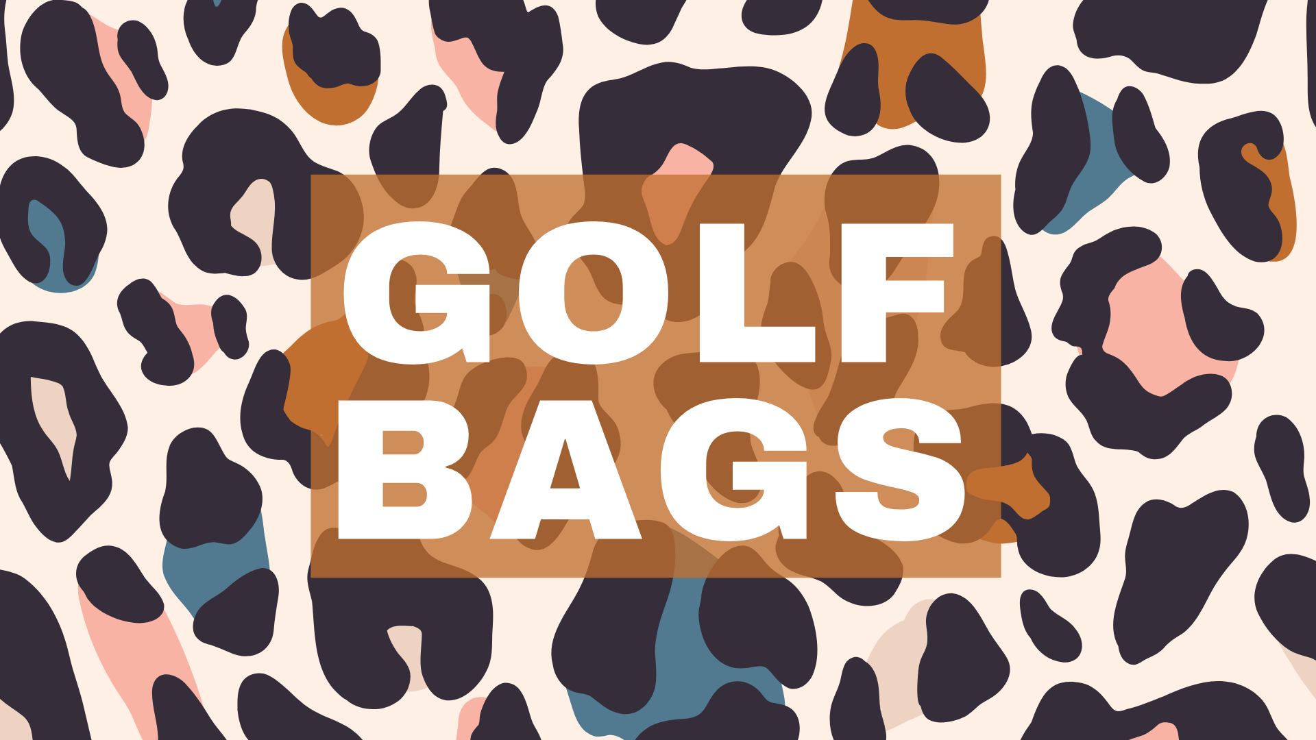 Animal Print Golf Bag Show Your Inner Fashionista on the Fairway